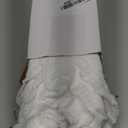 Seematn 10 Pcs Baby Muslin Bibs for Unisex Girls & Boys Drool Bibs Bandana Ruffle Soft Cotton for Newborn Infants Toddlers(White)