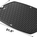 6559 Griddle Replacement Parts for Weber Q2200 Q2000 Q200 Q2400 Q220 Q240 Cast Iron Full Size Griddle Reversible Flat Top Grill Griddle Insert Plate Weber Q 200/2000 Series 396000 566002 Grill Parts