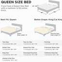 Bedsure Comforter Duvet Insert - Quilted Comforters Queen Size, All Season Duvet, GentleSoft Down Alternative Bedding Blanket, with 8 Tabs, Gifts for Women/Men, White, Queen 88 x 88 Inches
