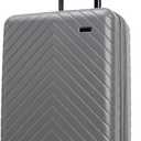TRIPS RIDGELINE 20-Inch Carry-On Lightweight Durable Hardside 8-Wheel Spinner Cabin Size Luggage, Granite