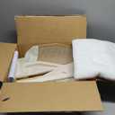 Cat Houses for Indoor Cats - 4 Seasons Cat Bed Cave with Natural Sisal Cat Scratcher Mat, Solid Wood Frame Cat House with Curtains and Cat Floor Scratching Pad Rug, Protect Couch and Carpets,19.7*15.7*15.7'', Medium