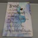 Case for Samsung Galaxy Tab A9 Plus 11 inch 2023Slim Fit Foldable Standing Cover Case with Auto Sleep/WakeVerse Scripture Quotes on Teal Purple Marble