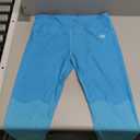 Deerose Print Swim Pants for Women Sun Protection High Waisted Swimming Leggings Rash Guard Pants (X-Large, Gradient Aqua)