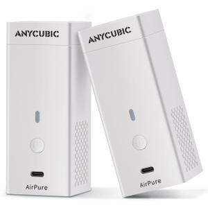 ANYCUBIC Mini Purifier 3D Printer Accessories, Lightweight Ultra Quiet Purifier with High Density Activated Carbon Filter for LCD DLP 3D Printers (Pack of 2)