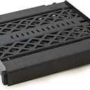 LockerMate Adjust-A-Shelf Locker Shelf, Extends to Fit Your Locker, Easy to Use, Perfect for School, Office, Gym, Black, 1-Pack