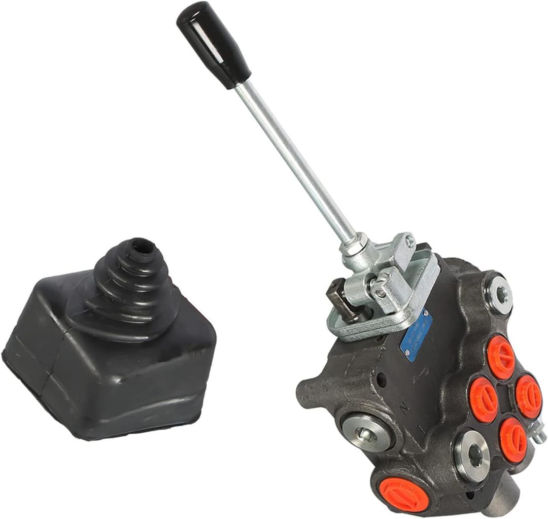 Hydraulic Reversing Valve for Tractor Loaders, With Joystick, 2 Spools, 21GPM Per Minute, SAE Interface