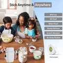 Rongta Bluetooth Label Maker Machine with Tape, Portable Mini Label Printer Wireless Thermal Handheld Sticker Makers Mini Label Makers with Multiple Templates for Organizing Office Home School(White)