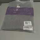 Arach&Cloz Women's Soft V Neck Long Sleeve Fall Casual Regular Fit Sweater Tops (Gray, M)