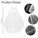 Chanaco Bride to Be Sash Bachelorette Party Favors Bridal Shower Decorations Engagement Accessories White Veil with Comb Pearl Sashes for Women Wedding Gifts