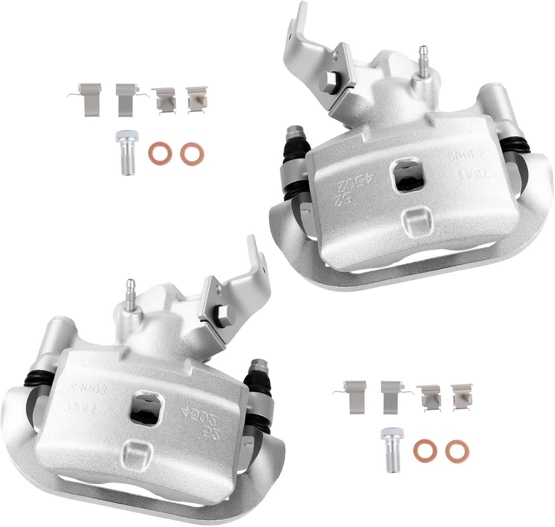 cciyu Rear Left & Right Brake Calipers Assembly w/Bracket 19B2754 19B2755 2000 2001 2002 For Toyota For MR2 Spyder