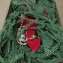 2-Pack Christmas Norfolk Pine Garland, 9ft Real Touch Garland,Artificial Winter Green Realistic Greenery Garlands for Mantle, Table, Wall, Indoor, Outdoor Xmas Decorations