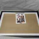 Mxtallup 15x22 Picture Frames Solid Wood, Display Pictures 13x20 Inch With Mat or 15x22 Inch Without Mat, Poster Frames 13x20 in Photo Frames Wood Black (T22B1522W1320)