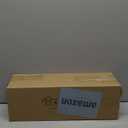 KAMANINA 2 Pack Curtain Rods 32 to 58 Inches (2.6-4.8ft), 1 Inch Single Curtain Rod for Windows, Decorative Drapery Rod with Marble End, Antique Bronze