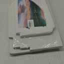 Yeplan 50 Packs Cupcake Boxes,9.4x6.1x3.14 Inches 6 Count Cupcake Box,White Cupcake Containers with Clear Window and Six Treat Holder,Pastry and Cookie Boxes,Bakery Boxes