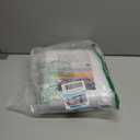 BGment White Linen Curtains 72 Inch Length 2 Panels for Living Room, Rod Pocket Semi Sheer Window Drapes Light Filtering for Bedroom Office Dining Privacy Back Tab, 52 Inch Wide Each Panel