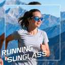 Polarized Running Sunglasses for Women Mens Sun Glasses for Cycling Fishing Driving Golf UV Protection