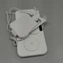 30W Charging Station for Apple Products, Foldable Wireless Charger with Clock Display&7 Color Light, Wired Charging for iPad/Tablet Charging Station for iPhone17, for Apple Watch10 for AirPods4(White