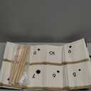 Christmas 24 Day Advent Calendar with Pockets Wall Hanging Bag for Holiday Decoration