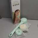 Electric Back Scrubber for Shower - Waterproof Rechargeable Exfoliating Brush for Deep Cleansing, Soft Bristles for Sensitive Skin, Dry/Wet Use for Back, Arms & Legs (Mint Green)