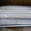 LazBlinds No Drill Cordless Roman Shades for Windows, 32" W x 60" H, White