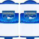Cryspool 04026 Filter Compatible with 4CH-21, PTL18, PDM25P4, PTL18P4, FC-0121, 20245-238, SD-00845, 19 Sq. Ft Spa Filter Cartridge, 2 Pack
