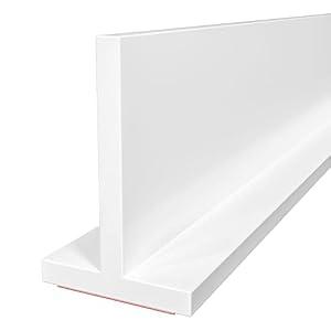 Duzzy 39 Inch Shower Threshold Water Dam, Shower Door Bottom Seal Strip, Shower Water Guard for Frameless Glass Shower Door