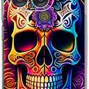 Case for Motorola Edge 2025,Colorful Mandala Skull Flowers Drop Protection Shockproof Case TPU Full Body Protective Scratch-Resistant Cover for Motorola Moto Edge 2025