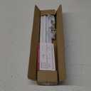 Alskarhem White Curtain Rods for Windows 30 to 88 Inch,5/8 Inch Small Curtain Rod Set With Brackets