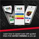 Rubik's Cube, The Official Rubiks ConnectedX, Bluetooth-Enabled 3x3 Speed Cube with Guided Learning App for Beginners, Brain Teaser Fidget Toy & Puzzle for Adults, Teens, & Kids, for Ages 8 & Up
