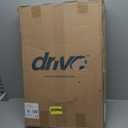 Drive Medical Deluxe Two Button Folding Walker with 5" Wheels
