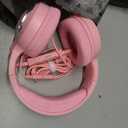 Pink Gaming Headset for PC, PS5, PS4, Xbox Headset with Noise Cancelling Mic, Gaming Headphones with 7.1 Surround Sound, LED Breathing Light Over Ear Headphones for Xbox Series X/S, Switch