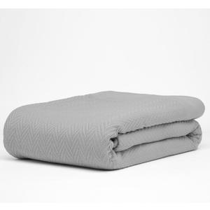 100% Cotton Herringbone Blankets, 90"X90" Queen, Throw Blanket for Bed All Season Cotton Blanket, Cozy Blanket,Throws & Bed Blanket, Throw Blanket for Couch, Modern Home Decor -Scottish Grey