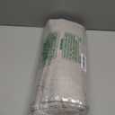 NICETOWN 1 Panel Natural Linen 100% Blackout 52 x 80 Inches Curtain for Bedroom - Faux Linen Textured Rod Pocket Drapes - Thermal Insulated & Light Blocking Window Treatment for Nursery