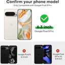OMOTON for Google Pixel 9 Pro Screen Protector 6.3 inches, 3 Pack Tempered Glass Screen Protector & 2 Pack Camera Lens Protector, Case Friendly/9H Hardness (Not for Pixel 9/9 Pro XL)