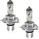 Wevdn 2 PCS Bright H4 Led Headlight Bulbs, 12V 100W 6000K Waterproof Car Fog Light Bulbs, Efficient Plug-and-Play High Beam Low Beam Bulb Replacement for Cars SUVs Trucks (White)