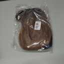 Brown Highlight Short Wavy Wig for Women Lace Hairline Bob Style Synthetic Heat Resistant - Natural Appearance for Everyday Hairstyle 12 Inch