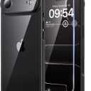 TAURI for iPhone Air Case, Full Camera Protection with Screen Protector, Anti-Yellowing Military-Grade Protection Shockproof Slim Phone Case for iPhone Air, Black