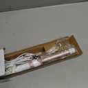 Conair Double Ceramic 1-Inch Curling Iron, 1-Inch Barrel Creates Classic Curls, Hair Curler for Use on Short, Medium, & Long Hair, White/Rose Gold