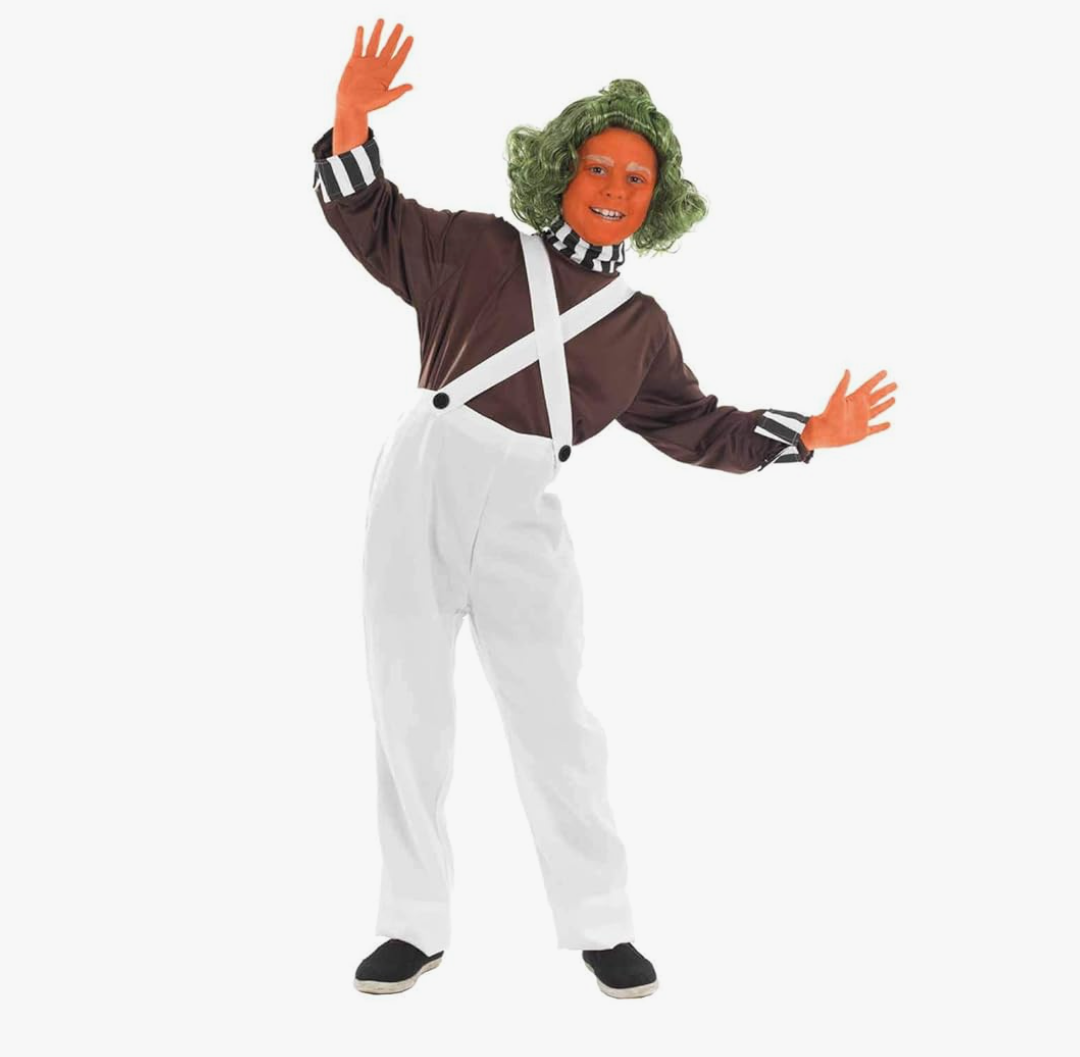 fun shack Kids Chocolate Factory Worker Costume, Boys Halloween Movie Character Chocolate Factory Outfit Medium