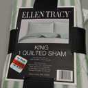 Ellen Tracy Stripe Single Standard Quilted Sham 20 x 26 Inch