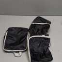 Gonex Compression Packing Cubes, 3pcs Expandable Storage Travel Luggage Bags Organizers