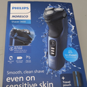 Philips Norelco Shaver 3600 Series, Wet and Dry Electric Shaver, P-Cap, Travel Pouch, Storm Blue, Model S3243/91