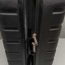 NINETYGO Carry On Luggage 22x14x9 Airline Approved, 20 Inch Luggage with Smooth Spinner Wheels, Expandable, Hard Shell PC Suitcase, Lightweight Travel Luggage, TSA Approved (Black, Rhine Max)