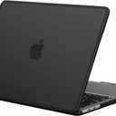 BlueSwan Anti-Cracking Hard Shell Case Compatible with MacBook Pro 13 inch, M2/M1 2025 2022-2017 A2338 A2289 A2251 A2159 A1989 A1706 A1708, Anti-Fingerprint Soft TPU Bumper, Frosted Black
