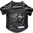Littlearth NFL Baltimore Ravens Stretch Pet Jersey, Team Color, Small