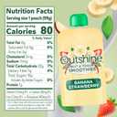 Outshine Fruit & Yogurt Smoothie Banana Strawberry, Smoothie Pouch, On The Go Snack, 24PK (EXP 10/31/26)
