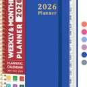 Academic Planner 2025-2026 For Women & Men, Monthly and Weekly Calendar Planner, Jul 2025 - Jun 2026, A4 (8.5" x 11"), Teacher Student Planning Book with Tabs, Ideal for Office School Supplies 