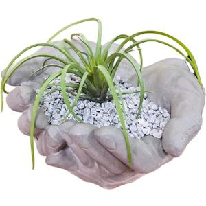 Hand Shaped Flower Pot Cement Silicone Mold, Concrete Clay Succulent Planter Mold Dish Resin Jewelry Storage Mould Epoxy Casting Mould