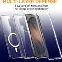 AICase for Samsung Galaxy S26 Ultra Case Clear[Compatible with MagSafe] Heavy Duty Drop Protection Full Body Rugged Shockproof/Dust Proof 3-Layer Military Protective Tough Durable Cover for S26 Ultra
