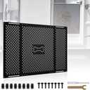 Kohree RV Screen Door Protector: Bone Pattern Design RV Entry Screen Defender Door Grille for Dogs - 20'' Height & Adjustable Camper Screen Door Protector Width from 18.2" to 31.8"